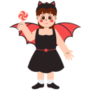 پیش‌نمایش فایل beautiful-girl-in-dracula-halloween-costume-9905413 از پک لباس نمایشی هالووین کودک بامزه