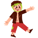 پیش‌نمایش فایل boy-in-frankenstein-costume-9905421 از پک لباس نمایشی هالووین کودک بامزه