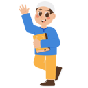پیش‌نمایش فایل happy-muslim-boy-holding-quran-10190146 از پک کودکان مسلمان بامزه
