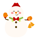 پیش‌نمایش فایل cute-snowman-holding-bell-10379608 از پک کریسمس زمستان آدم‌برفی