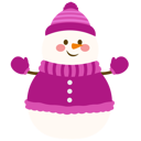 پیش‌نمایش فایل cute-snowman-wearing-pink-sweater-10379609 از پک کریسمس زمستان آدم‌برفی
