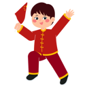 پیش‌نمایش فایل chinese-boy-with-flag-10656883 از پک سال نوی چینی کودکان