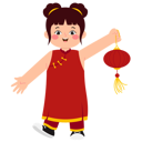 پیش‌نمایش فایل chinese-girl-with-lantern-10656884 از پک سال نوی چینی کودکان