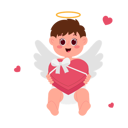 پیش‌نمایش فایل angel-boy-with-gift-box-10732977 از پک فرشته ولنتاین بامزه
