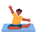 پیش‌نمایش فایل boy-doing-pigeon-yoga-pose-11378819 از پک یوگا انجام کودکان