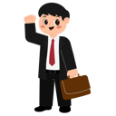 پیش‌نمایش فایل businessman-11449405 از پک کاراکتر بامزه روز کارگر