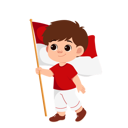پیش‌نمایش فایل boy-holding-indonesian-flag-12186098 از پک کودکان با پرچم اندونزیایی