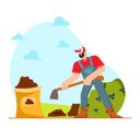 پیش‌نمایش فایل farmer-doing-root-crops-harvesting-4118183 از پک کشاورزی