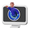 پیش‌نمایش فایل 3-d-computer-4787851 از پک متاورس