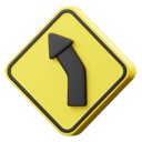 پیش‌نمایش فایل left-curve-ahead-6335672 از پک علائم راهنمایی و رانندگی