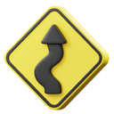 پیش‌نمایش فایل left-many-bend-sign-6335657 از پک علائم راهنمایی و رانندگی