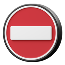 پیش‌نمایش فایل no-entry-sign-6335673 از پک علائم راهنمایی و رانندگی