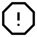پیش‌نمایش فایل warning-alert-octagon-8687535 از پک ضروری