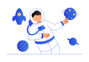 پیش‌نمایش فایل astronaut-3462291 از پک بیزینکس رنگارنگ
