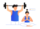 پیش‌نمایش فایل athlete-3462292 از پک بیزینکس رنگارنگ
