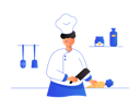 پیش‌نمایش فایل chef-3462294 از پک بیزینکس رنگارنگ