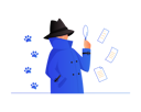 پیش‌نمایش فایل detective-3462296 از پک بیزینکس رنگارنگ