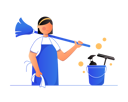 پیش‌نمایش فایل janitor-3462304 از پک بیزینکس رنگارنگ