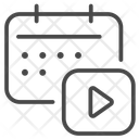 پیش‌نمایش فایل calendar-with-play-button-15222439 از پک اینفلوئنسر