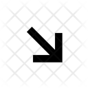 پیش‌نمایش فایل diagonal-down-right-arrow-10823441 از پک پیکان