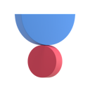پیش‌نمایش فایل balance-half-circle-14627532 از پک عناصر انتزاعی