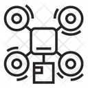 پیش‌نمایش فایل drone-delivery-icon-11090659 از پک لجستیک
