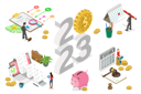پیش‌نمایش فایل taxes-of-2023-6938090 از پک سال نو ۲۰۲۳