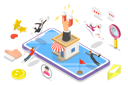 پیش‌نمایش فایل digital-inbound-marketing-strategy-7172117 از پک کسب و کار و امور مالی