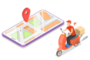 پیش‌نمایش فایل delivery-by-scooter-7238303 از پک کسب و کار