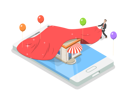 پیش‌نمایش فایل app-launch-7238263 از پک کسب و کار