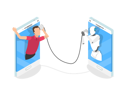 پیش‌نمایش فایل chatbot-7238287 از پک کسب و کار
