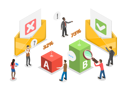 پیش‌نمایش فایل e-mail-ab-testing-7365786 از پک موضوعات متنوع