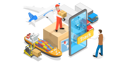 پیش‌نمایش فایل mobile-app-for-delivery-tracking-7365803 از پک موضوعات متنوع