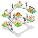 پیش‌نمایش فایل 7ps-marketing-mix-infographic-7365403 از پک مجموعه موضوعات متنوع ۰۰۳