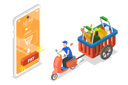 پیش‌نمایش فایل grocery-delivery-7365878 از پک مجموعه موضوعات متنوع ۰۰۳