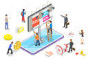 پیش‌نمایش فایل mobile-advertising-7365362 از پک مجموعه موضوعات متنوع ۰۰۳