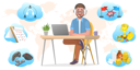پیش‌نمایش فایل professional-cybersport-player-7365588 از پک موضوعات متنوع