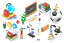 پیش‌نمایش فایل teachers-with-educational-tools-7365596 از پک موضوعات متنوع