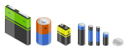 پیش‌نمایش فایل battery-set-7981194 از پک مجموعه موضوعات متنوع ۰۱۵