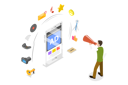 پیش‌نمایش فایل mobile-advertising-7981205 از پک مجموعه موضوعات متنوع ۰۱۵