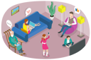 پیش‌نمایش فایل gadget-addicted-family-7981918 از پک موضوعات متنوع