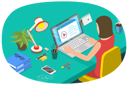 پیش‌نمایش فایل study-online-at-home-7982056 از پک موضوعات متنوع