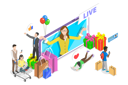 پیش‌نمایش فایل live-commerce-e-commerce-and-online-selling-8088312 از پک مجموعه موضوعات متنوع ۰۴۳