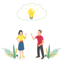 پیش‌نمایش فایل happy-couple-having-an-idea-8086860 از پک موضوعات متنوع