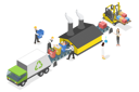 پیش‌نمایش فایل recycling-factory-8086866 از پک موضوعات متنوع