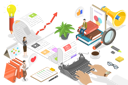 پیش‌نمایش فایل people-engaging-content-creating-8114361 از پک مجموعه موضوعات متنوع ۰۵۰
