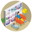 پیش‌نمایش فایل girl-reading-her-favorite-book-8114371 از پک کسب و کار