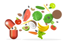 پیش‌نمایش فایل nutritional-supplement-with-vitamins-and-dietary-supplements-8114282 از پک متفرقه