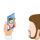 پیش‌نمایش فایل man-open-mobile-lock-using-face-id-8114189 از پک موضوعات متنوع