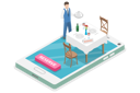 پیش‌نمایش فایل online-book-hotel-table-for-dinner-8114187 از پک موضوعات متنوع